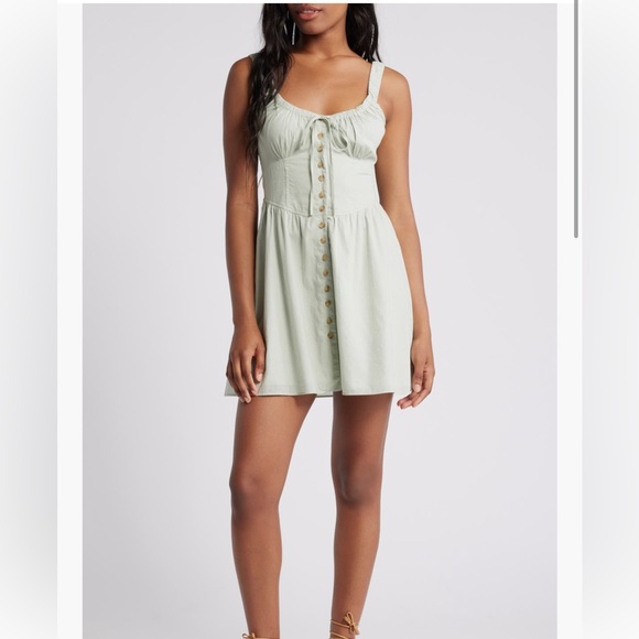 BDG Dresses & Skirts - BDG Button-Down Mini Dress